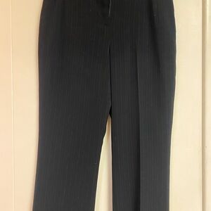 Vintage Bill Blass Black Pinstripe Trousers